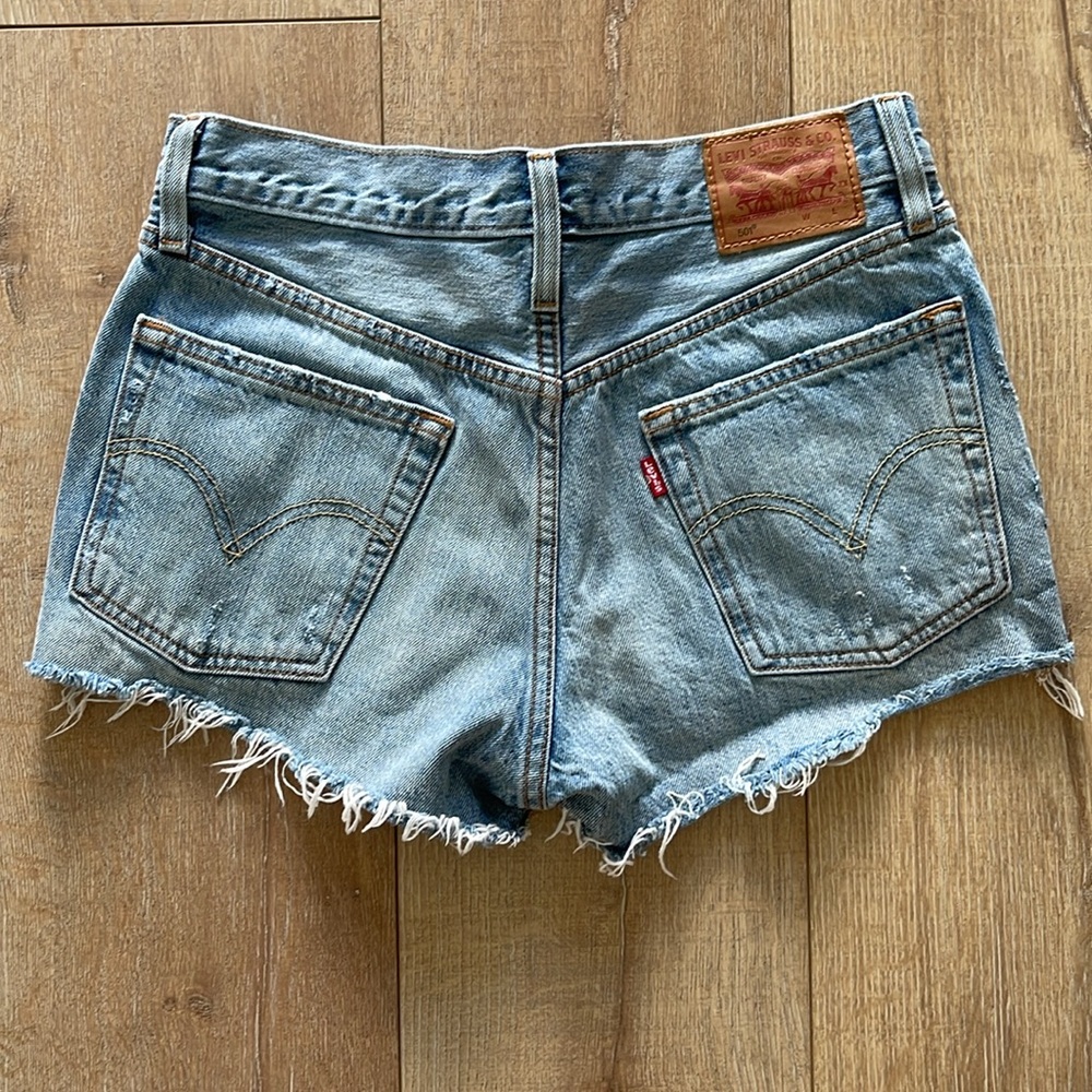 Levi’s 501 Button-Fly Denim Jean Shorts